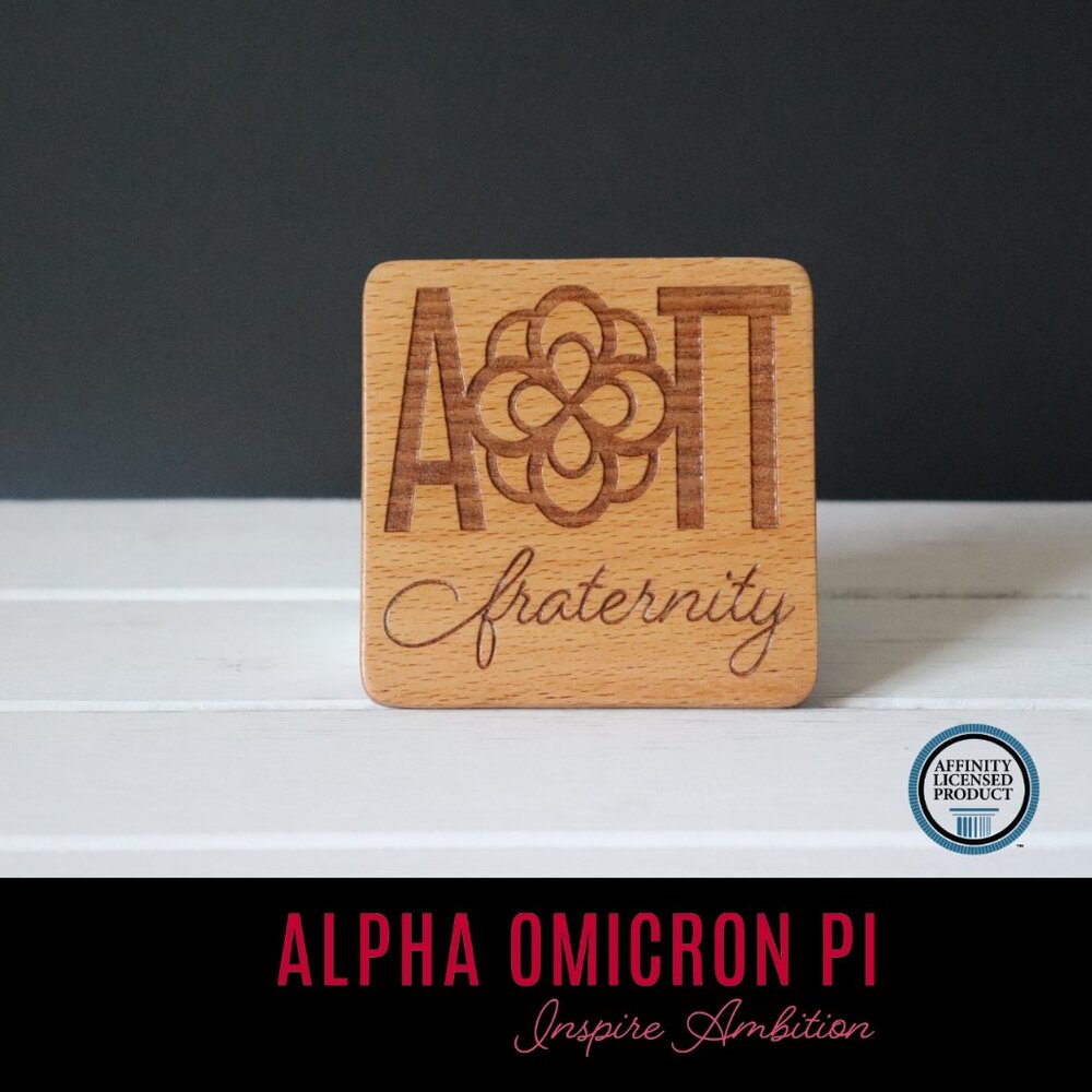 Alpha Omicron Pi (Set of 4 Coasters)